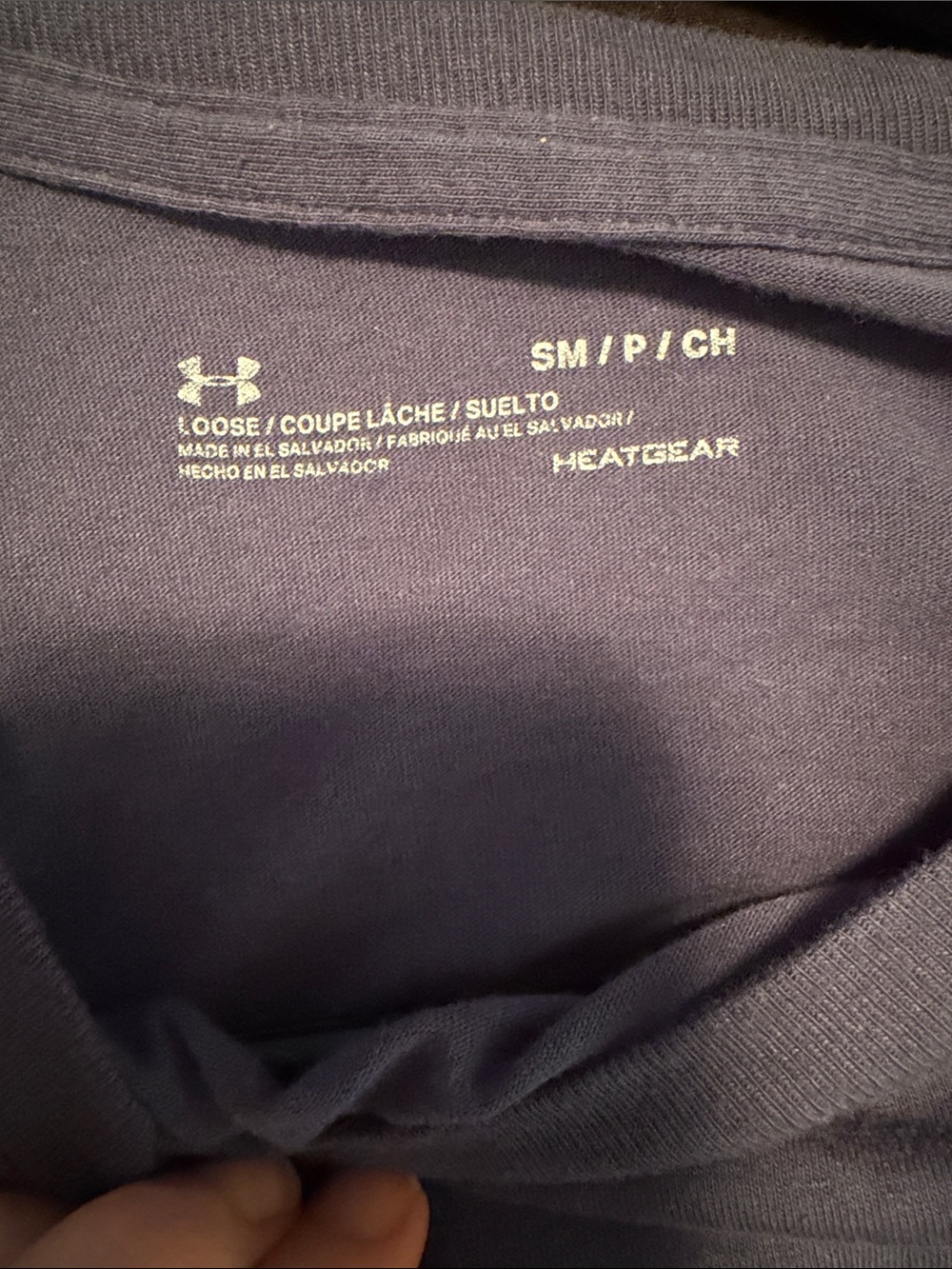 2/$25 Under Armour Long Sleeve Performance Tee - Dark Purple - Picture 3 of 3